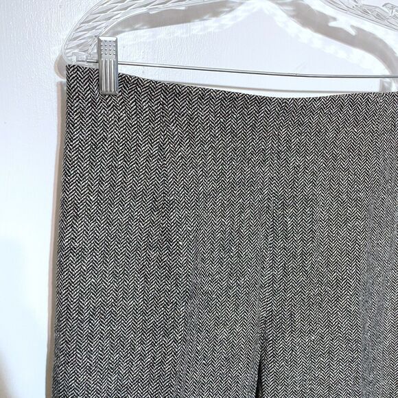 Jenvie Vintage Pants Size 14 Herringbone Straight Leg Career Trouser Academia - Picture 5 of 5